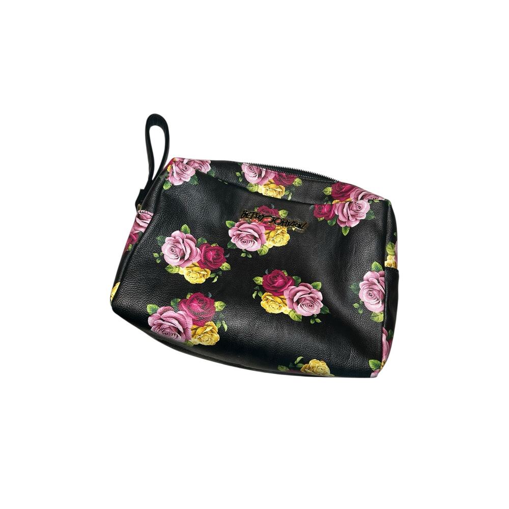 Betsey Johnson Floral Large Travel/Cosmetics Case